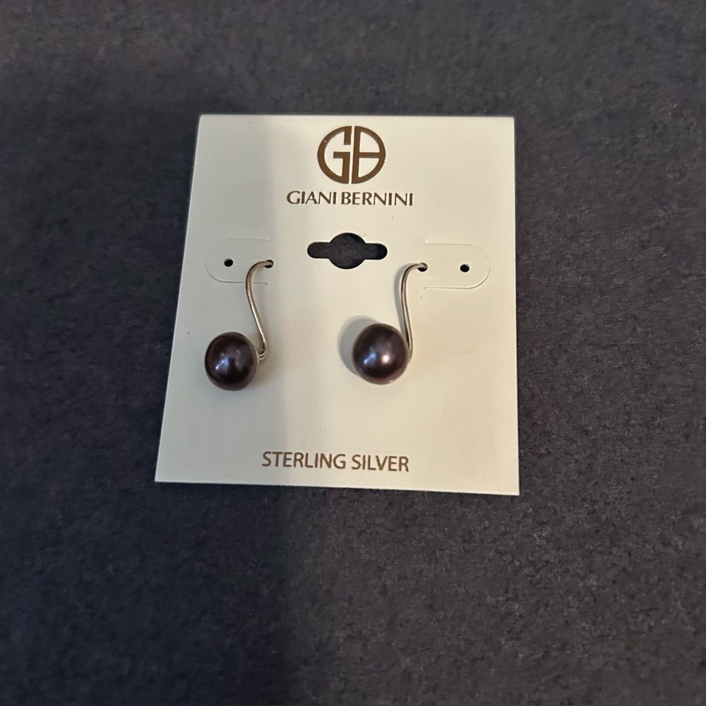 Giani Bernini Sterling Silver Peacock Drop Earrrings NWT